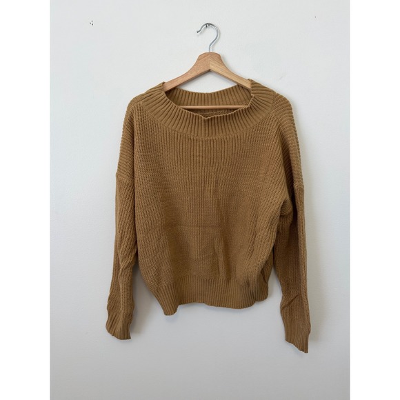 Women's Chunky Knit Sweater – Brown – Size Medium – NWOT - Picture 3 of 4